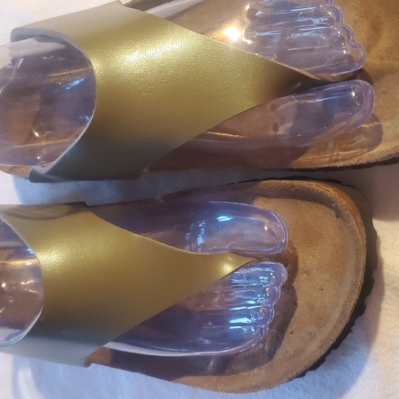 Birkies By Birkenstock Big Loop Army Green Sz 8-8.5M 10-10.5W (41) Thong Sandals - Picture 2 of 10